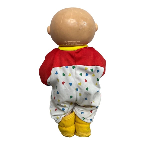 Cabbage Patch Kid Preemie Baby Bald Green Eyes Fleece Sleeper 1993 OAA - Picture 3 of 4